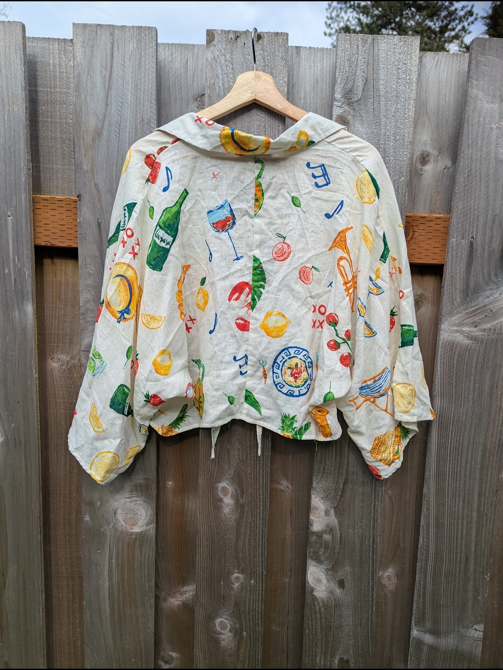 Calypso St. Barth Linen Blend Top - Picture 5 of 6